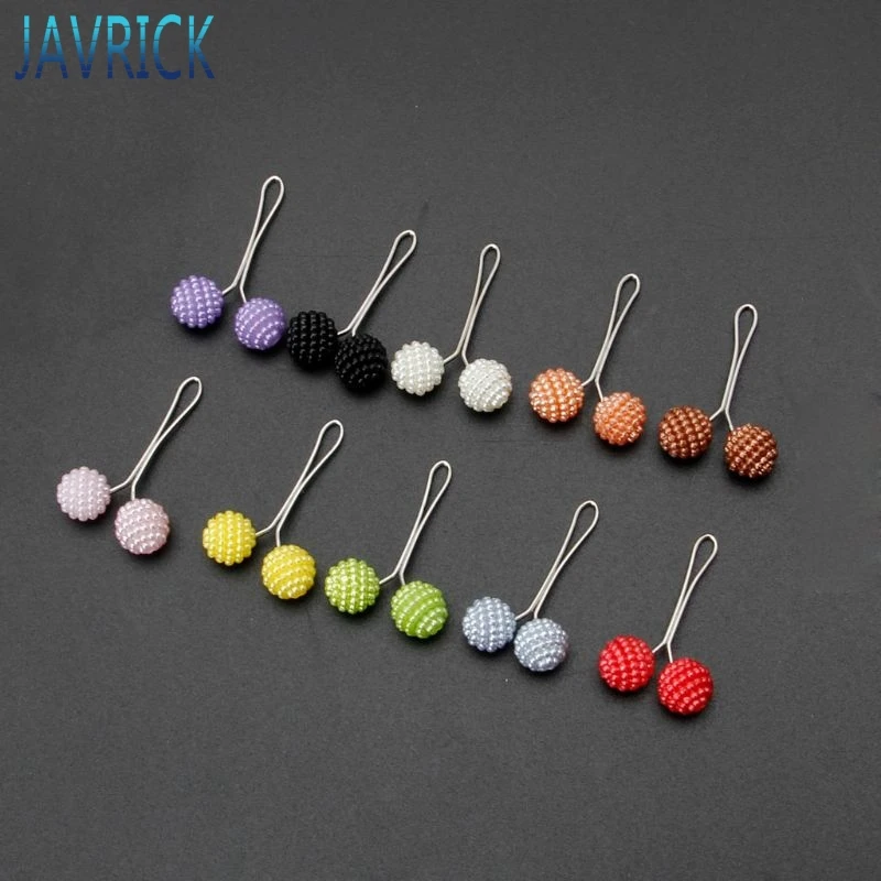 12 шт. мусульманский хиджаб шарф безопасности булавки зажимы жемчуг брошь из