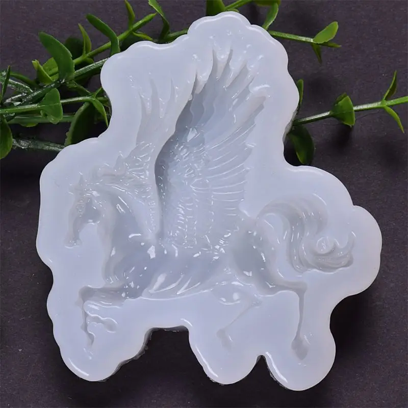 

Flying Horse Silicone Molds Jewelry Jelly Chocolate Making Tools Decor Baking R3MC
