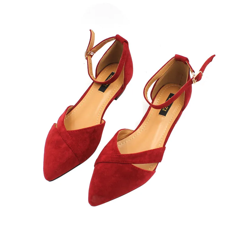 Размера плюс OL Офисные женские туфли из искусственной замши выше колена Женская