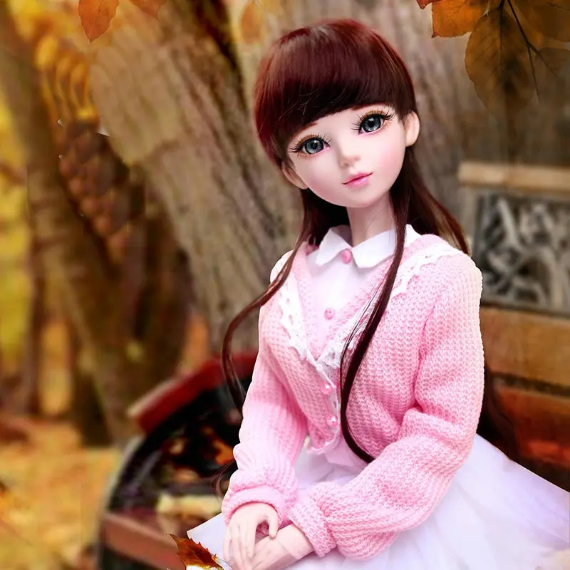 60 см Модная Кукла для молодых девушек ручной работы 1/3 Bjd куклы 23 шарнирные большие девичьи куклы детские игрушки для девочек подарок на день рождения и Рождество