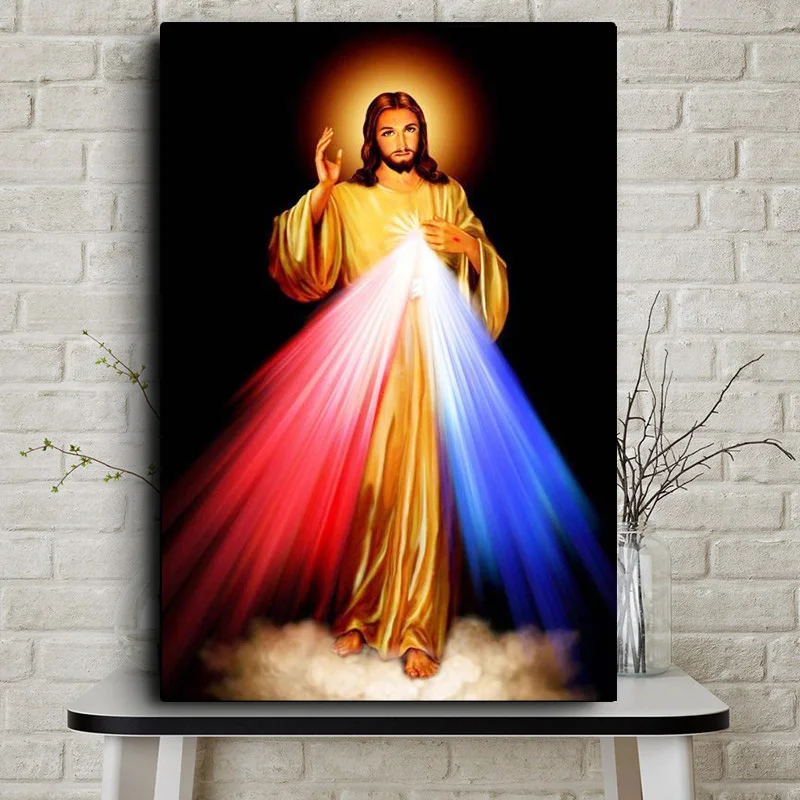 Miaodu Бог Иисус портрет DIY алмазная живопись мозаика вышивка Алмазная картина