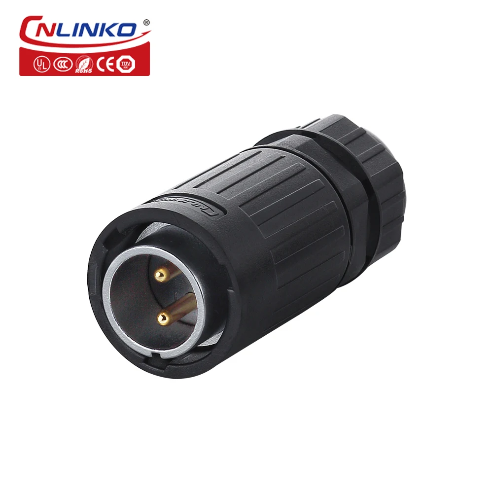 CNLINKO M20 YA 2 pin 20A 500V водонепроницаемый круглый Электрический разъем с IP65