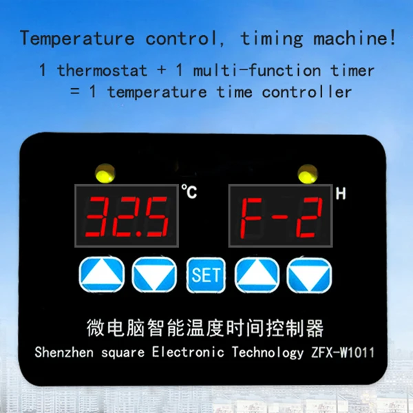 ZFX-W1011 микрокомпьютер цифровой дисплей регулятор температуры Термостат