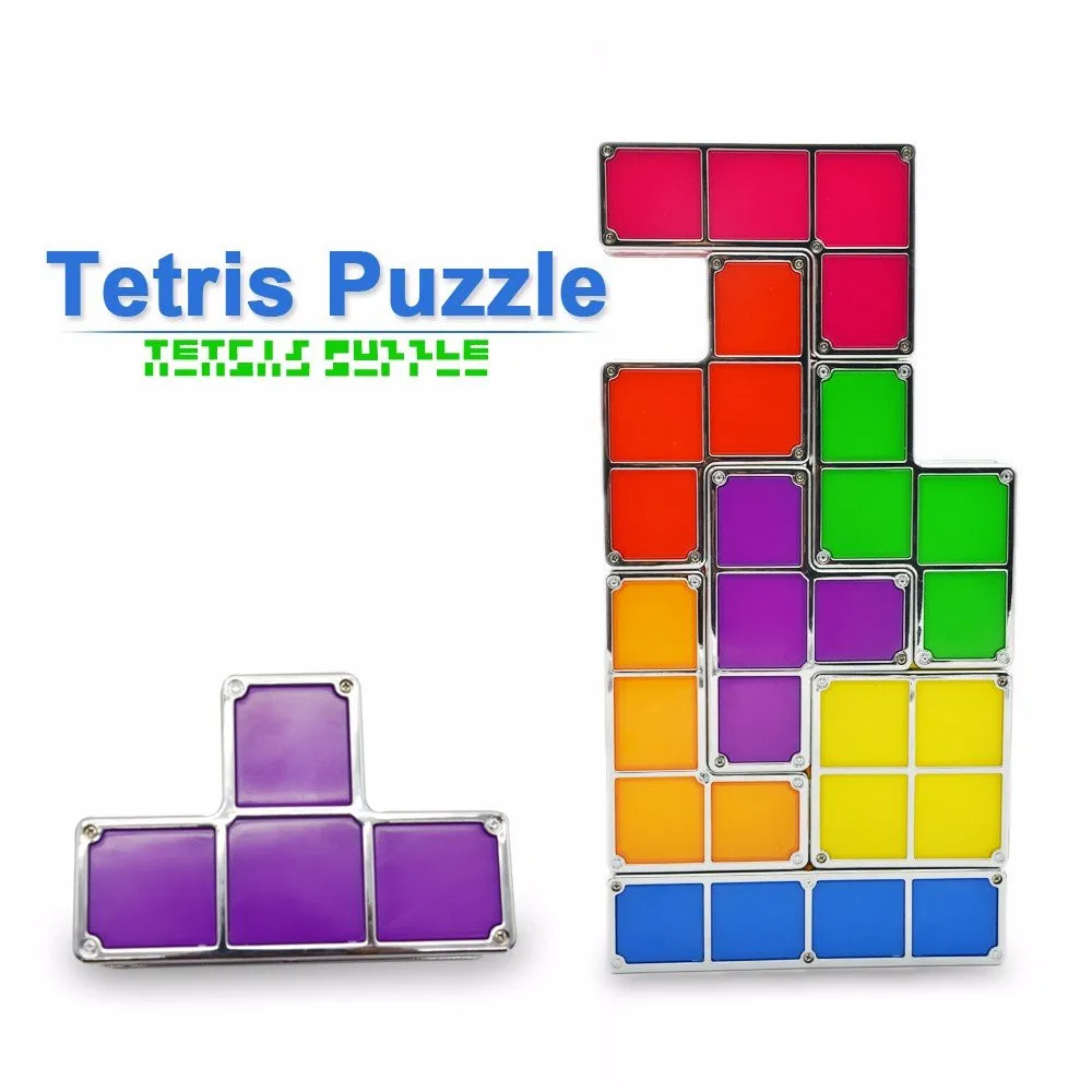 HoneyFly DIY светодиодный Tetris пазл Ночной светильник Штабелируемый строительный
