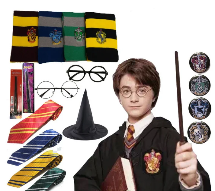 Костюм магический для косплея халат накидка свитер галстук одежда школьная