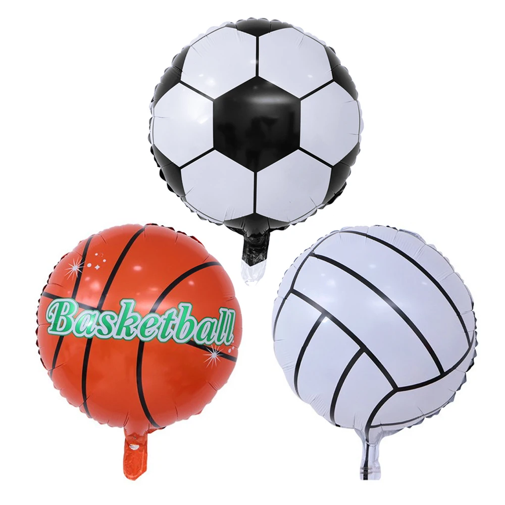 10 шт. 18 дюймов воздушный шар из фольги для футбола волейбола баскетбола игрока