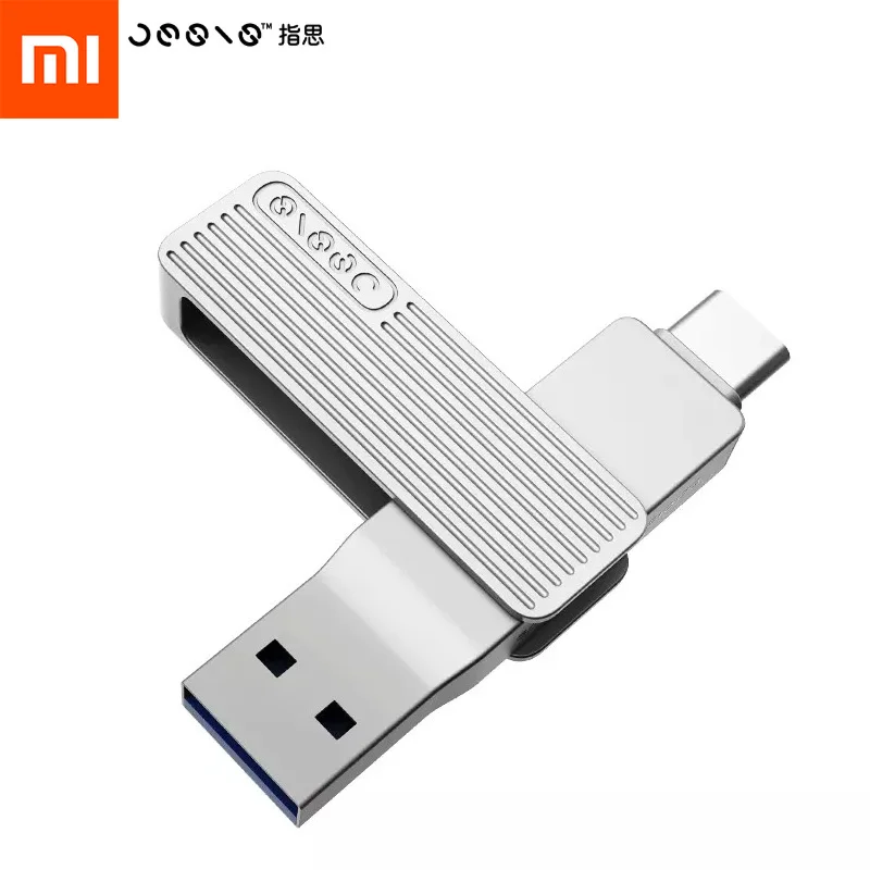 Xiaomi Mijia Jesis U диск тип-c двойной интерфейс USB 3,1 мобильный телефон U диск металлический материал 32 Гб 64 Гб 128 ГБ U диск Smart App