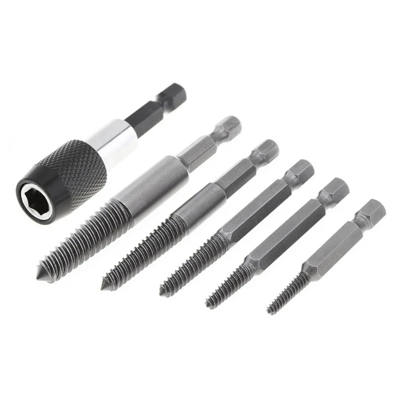 

Extractor Set Damaged Peeled Screw Broken Quick Removal Drill Bolt Water Pipe Remover Hand Tool Kit Gadget Simple Gift
