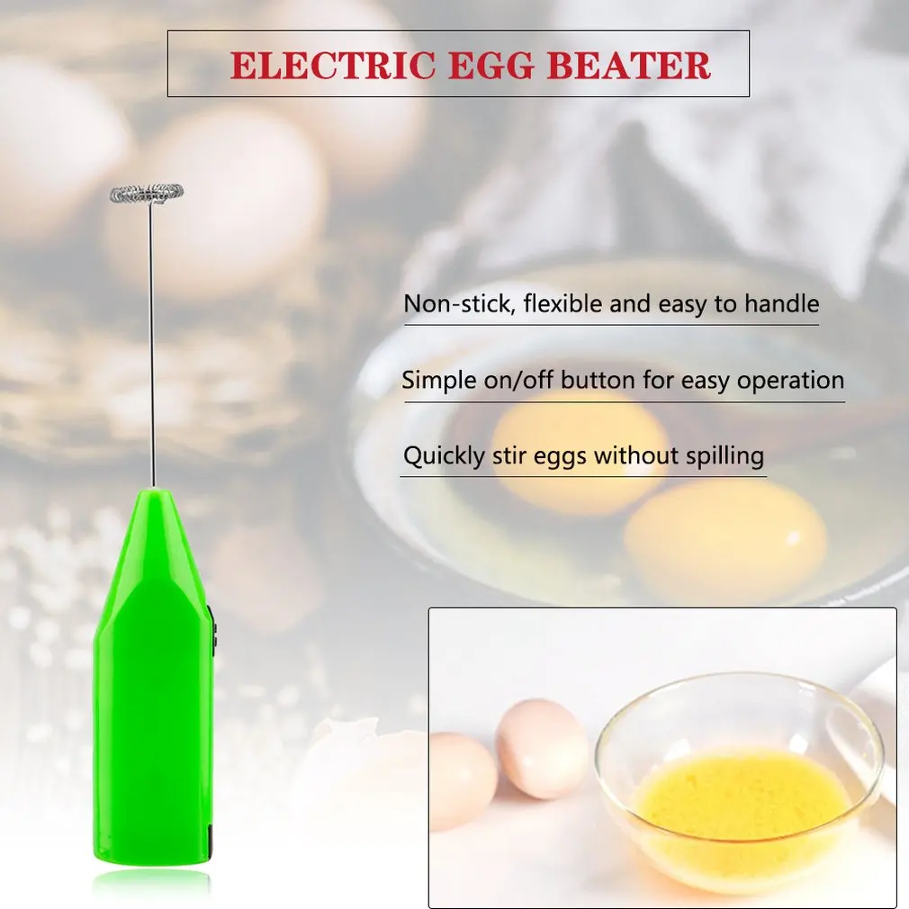 

Electric Mini beating Egg Stainless Steel & ABS plastic Coffee Mixer Foam Kitchen Tool Coffee Milk Drink Mixer Stirrer Home Equ