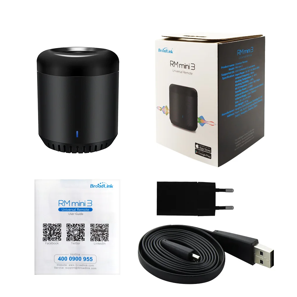 Пульт дистанционного управления Broadlink RM Mini 3 инфракрасный контроллер с