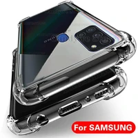 shockproof back cover for samsung galaxy a21s a11 a21 a31 a41 a51 a71 a50 a70 a30 m11 m21 m31 m30s note 20 ultra clear soft case