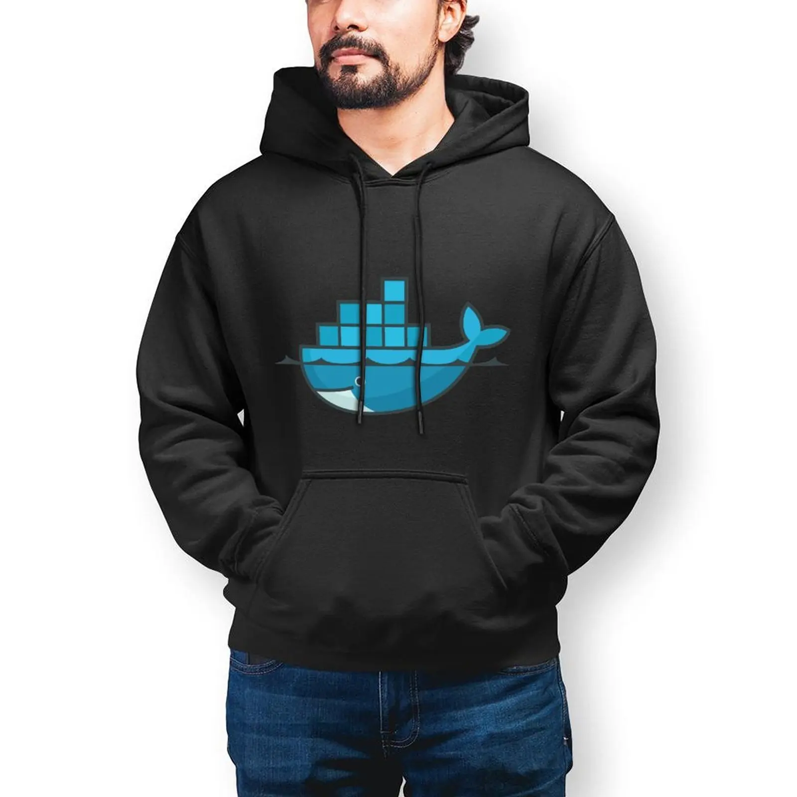 

Dead Docker Programming Hoodies Cotton Geek Computer Outdoor Pullover Hoodie Autumn Long Sleeve Nice Hoodie XXL Men
