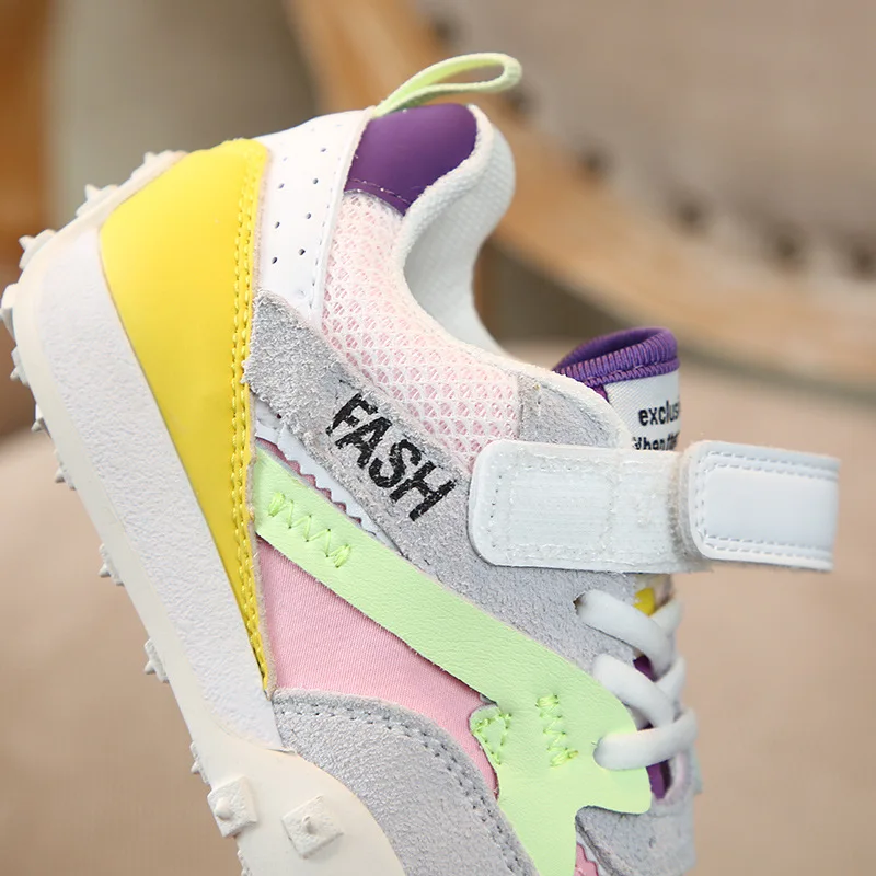 Детские спортивные кроссовки повседневные Белые массивные для маленьких