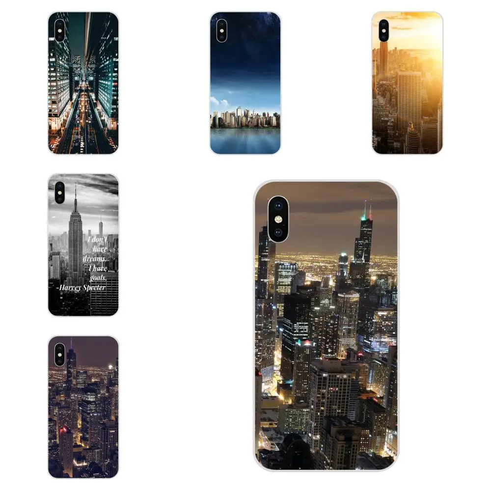Мягкие чехлы Cityscape Architecture для Huawei P7 P8 P9 P10 P20 P30 Lite Mini Plus Pro Y9 Prime P Smart Z 2018