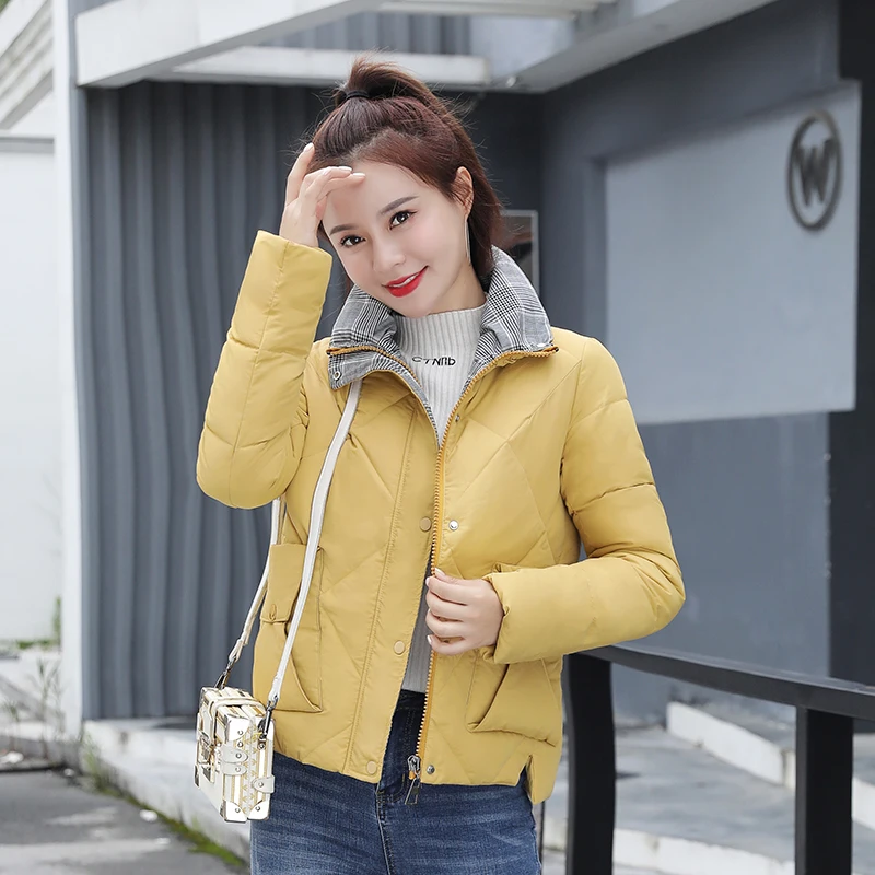 Tcyeek Winter Jacket Women Parkas Mujer Women's Down Cotton Jackets Feminine Hiver Warm Coat Fit Office Ladies Clothes 1986