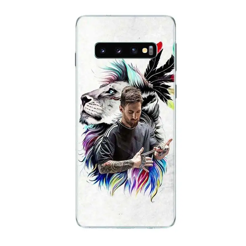Футбол звезда номер десять силиконовый чехол для samsung Galaxy S8 S9 J4 J6 A8 A6 Plus+ J8 A7 A9 Примечание 10 Pro 9 8 S6 S7 край