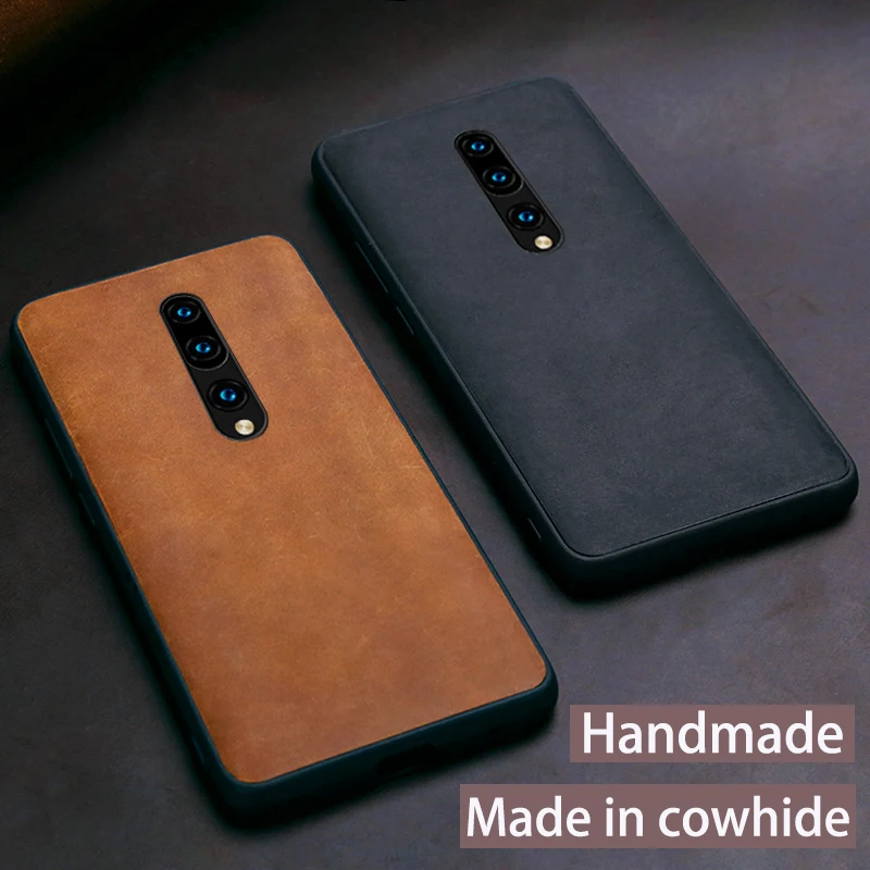 Чехол для телефона из натуральной кожи Oneplus 8 7 7T Pro 6 6T чехол-накладка воловьей В