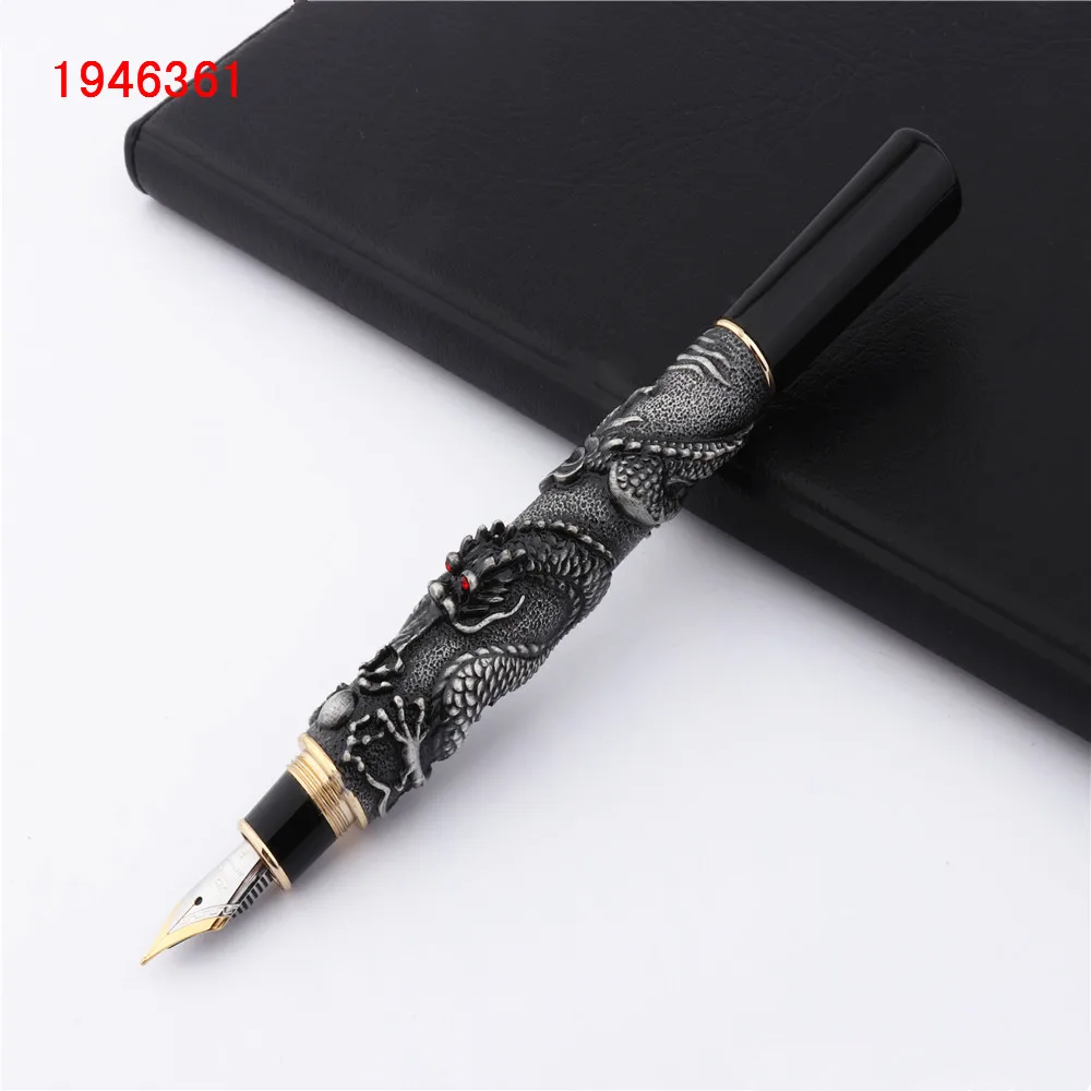 Перьевая ручка Jinhao с изображением дракона в стиле древнего бизнеса и офиса