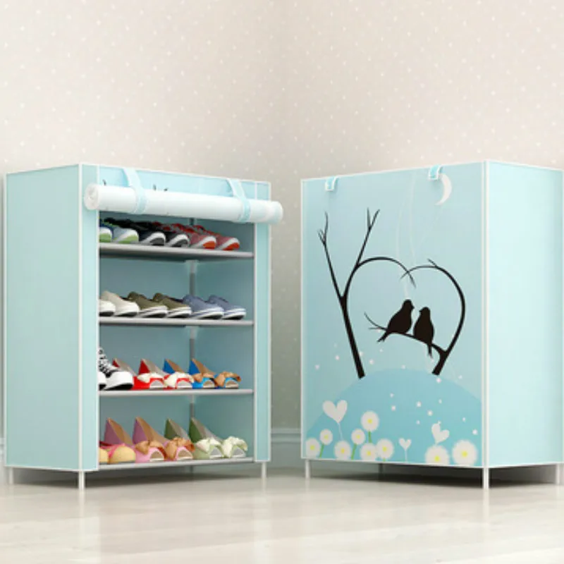 Многоуровневая стойка для обуви из нетканого материала органайзер хранения