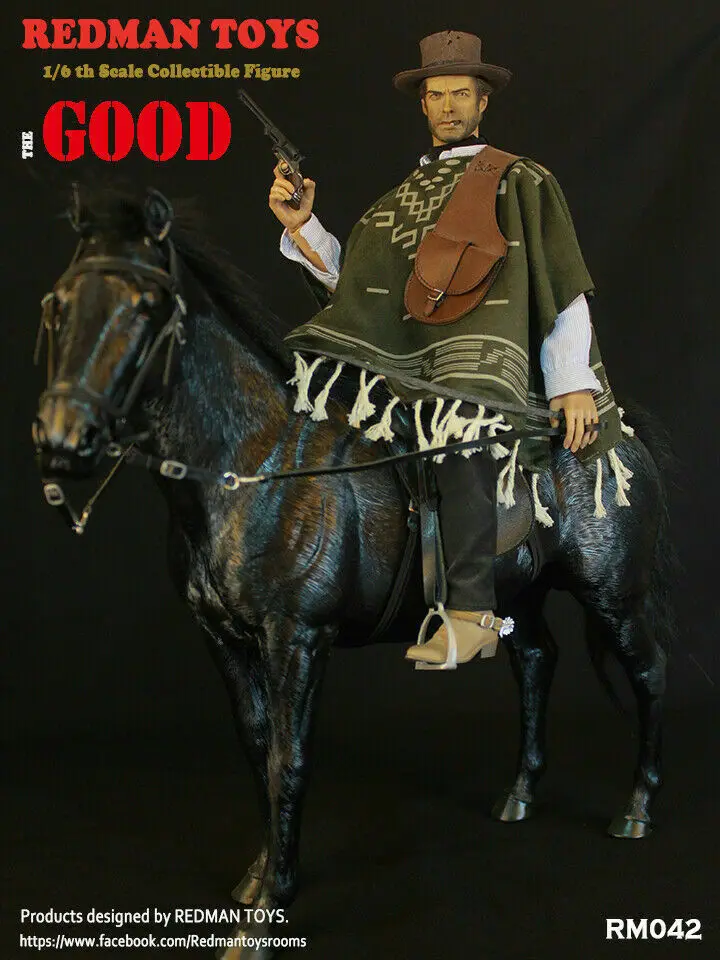 In Stock West Cowboy REDMAN TOYS 1/6 Scale RM042 The Good Action Figure Collectible Dolls For Collection | Игрушки и хобби