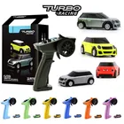 Гоночный мини-автомобиль Turbo Racing 1:76, полностью пропорциональная оптовая продажа, электрический гоночный автомобиль 2,4 ГГц, новый патентный автомобиль