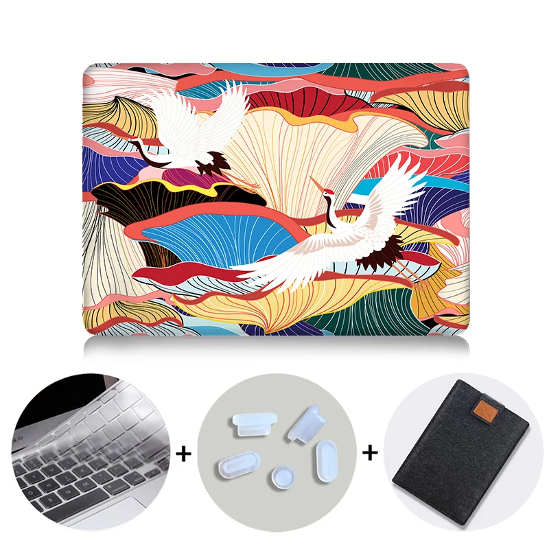 Чехол MTT для ноутбука Macbook Air Pro retina 11 12 13 15, жесткий чехол с сенсорной панелью для mac book Pro 13,3, 15,4 дюймов, сумка для ноутбука - Цвет: MB02
