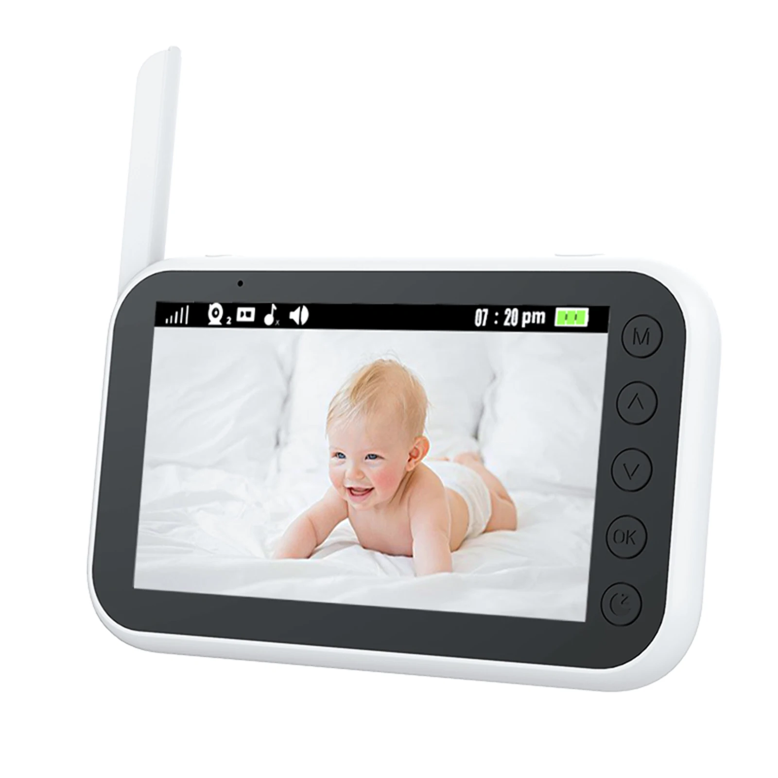 

Видеоняня, 4,3 дюйма, Wi-Fi, двусторонняя аудиосвязь