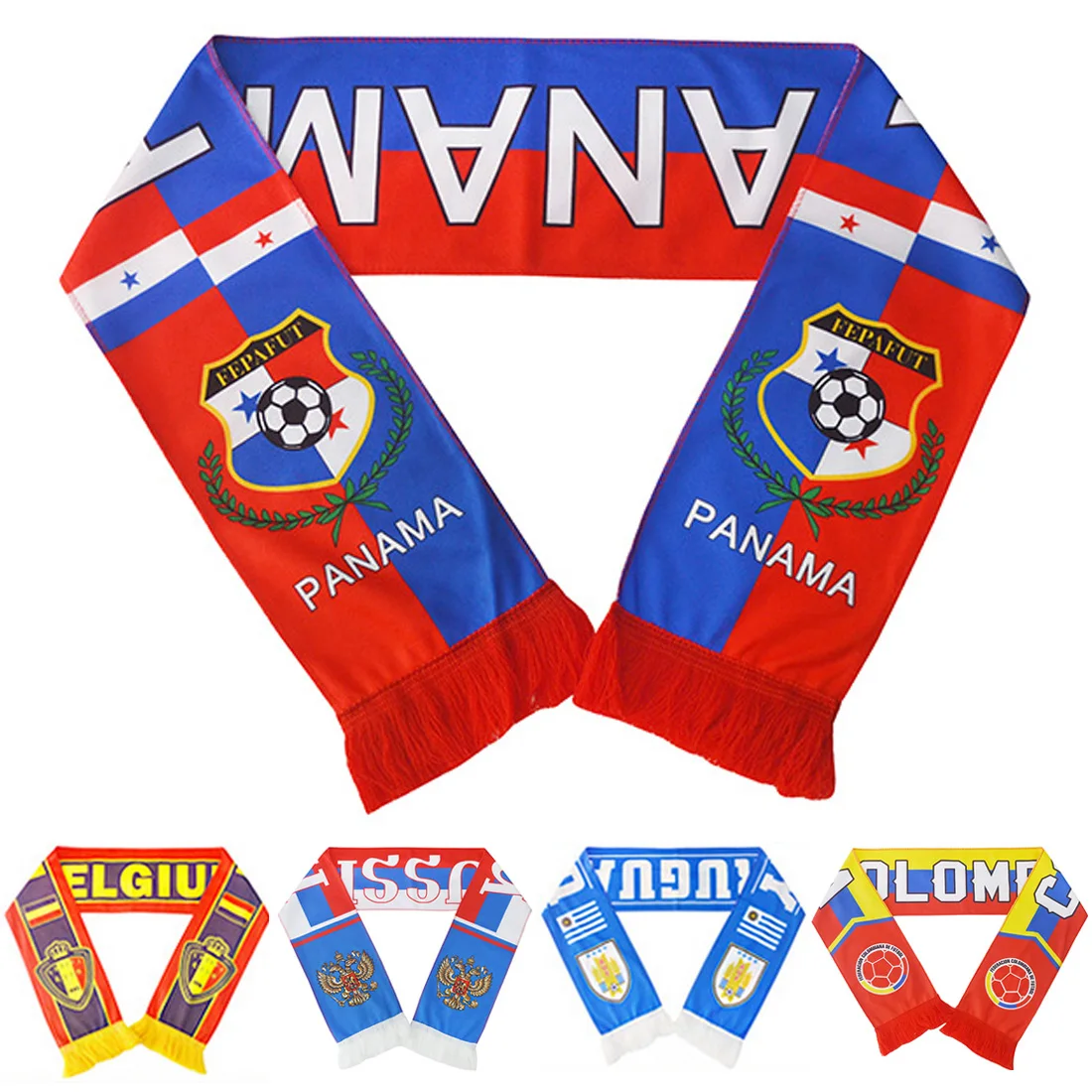 Пользовательские шарфы для футбольных болельщиков world up 32 национальные команды