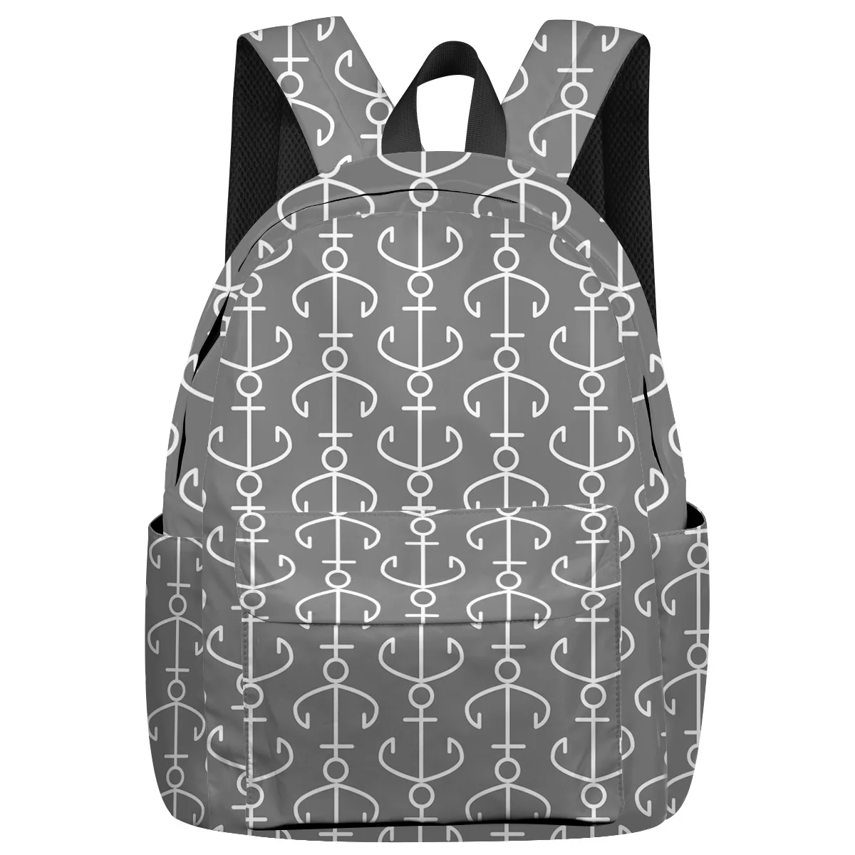 Морской якорь серый Рюкзак для подростков дорожные сумки школьные рюкзак