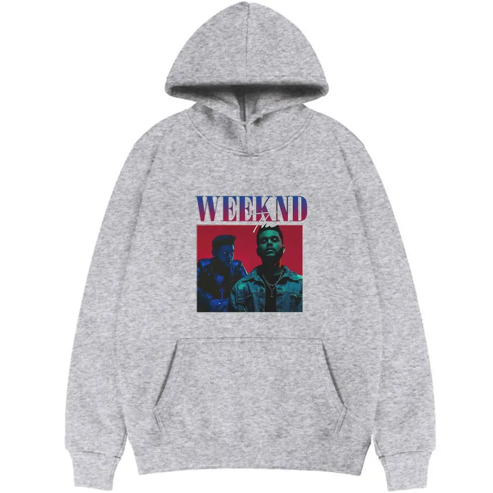 

The Weeknd 90s Vintage Hoodie Fashion Tops Oversized Sweatshirt Men Women Casual Loose Hooded Coat Unisex Fleece Cotton Hoodies