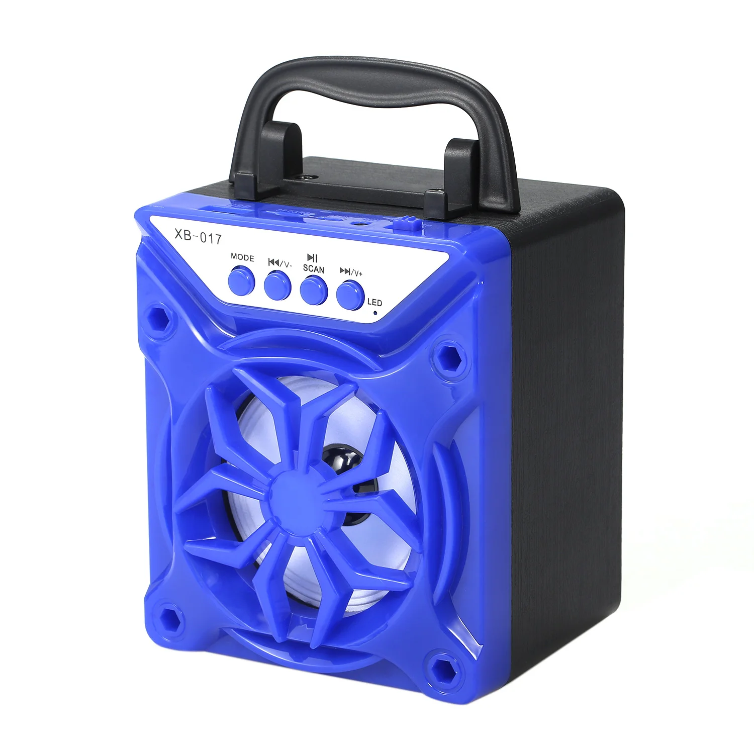 Портативная колонка с сабвуфером BT уличная поддержкой tf-карты квадратное