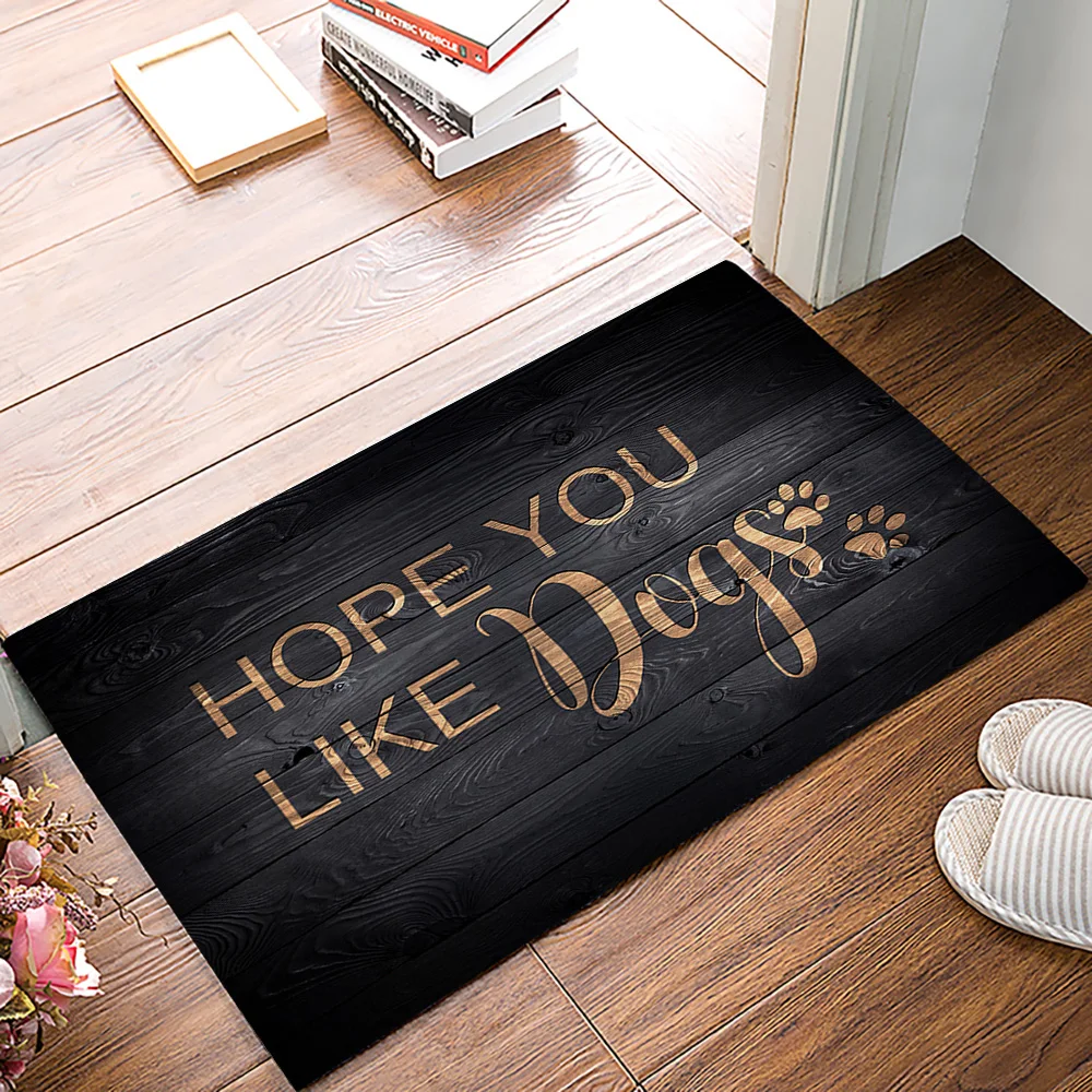 Противоскользящий кухонный коврик для ванной комнаты с английским алфавитом