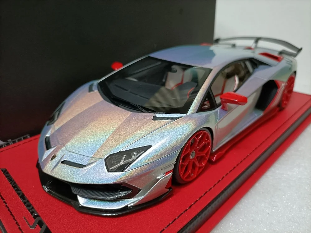 

MR 1/18 Lamborghini Aventador 770-4 SVJ Door Closed Collector Edition Metal Diecast Model Toy Gift