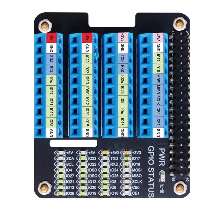 

Raspberry Pi 4 GPIO Expansion Board Breakout GPIO Screw Terminal Hat for Raspber