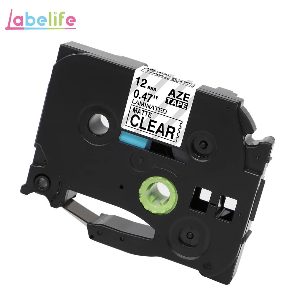 AZe-M31 Labelife tze231 лента 1 шт. совместимый Brother PTouch для PT-D210 принтер этикеток 12 мм TZe 231 431 TZe TZ231 TZe-231 производитель этикеток - Цвет: AZe-M31
