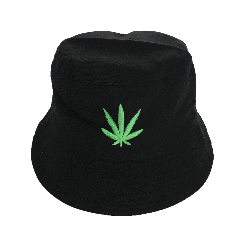 Панама с Кленовым листом для мужчин и женщин хлопковая шляпа вышивкой в стиле