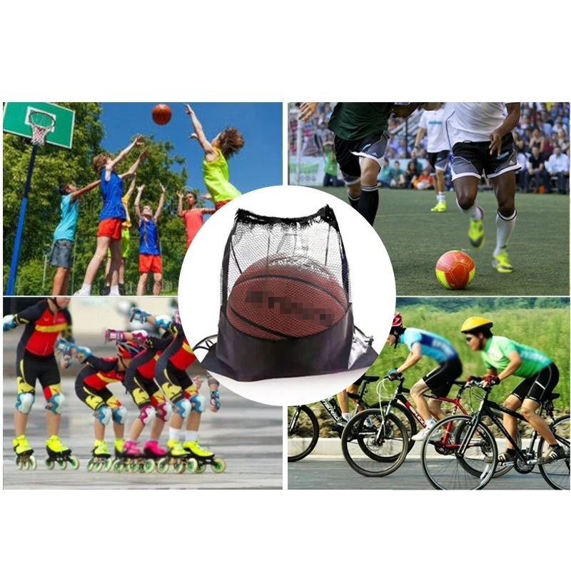 

Durable Carrying Case Net Vest Storage Bag Crossbody Basketball Organizer