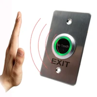 2021 new touchless door access control release switch ir contactless no touch infrared exit button