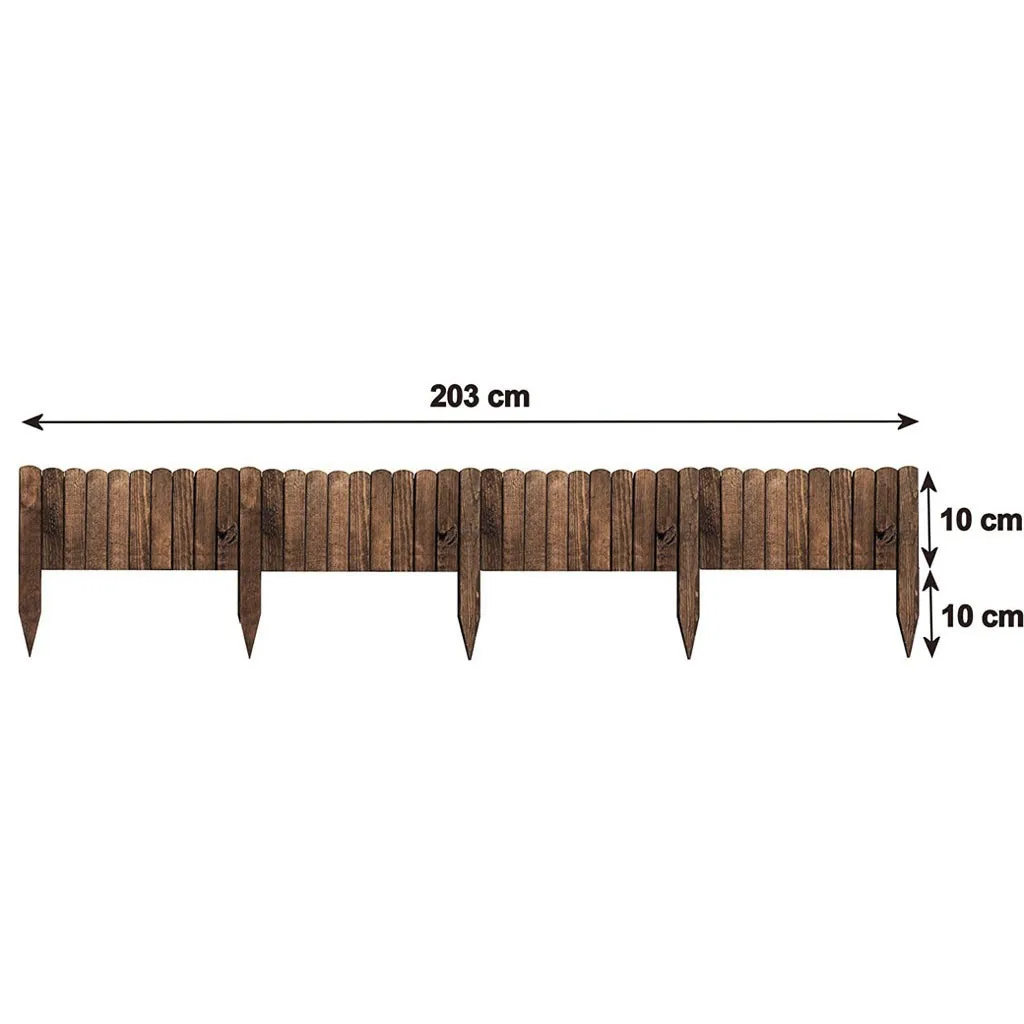 

Anticorrosive Wood Guardrail Solid Wood Outdoor Carbonized Wood Fence Courtyard Partition Decorative Terrace Wood Fence c50