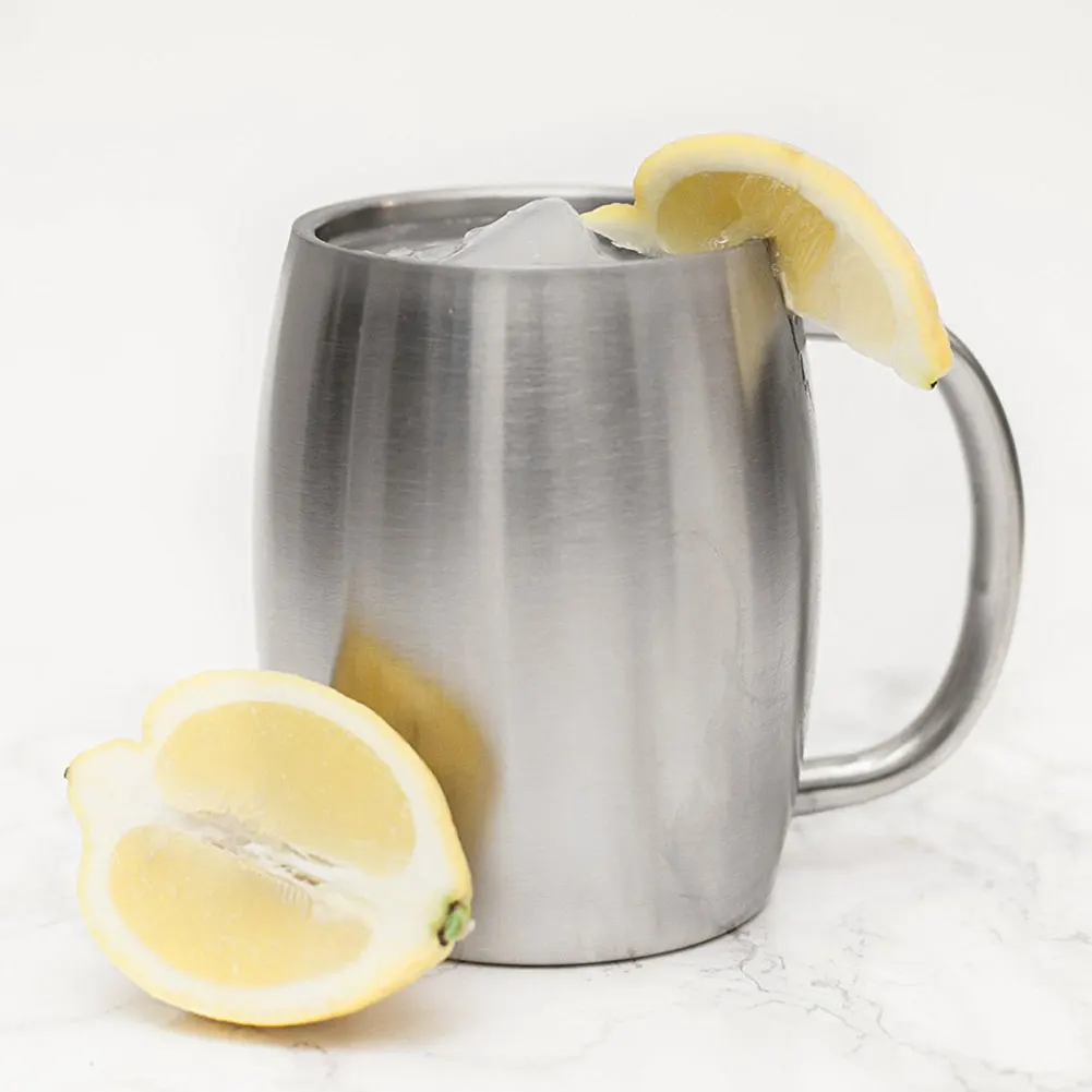 Портативный молоко чашки Кофе кружки дорожная кружка из нержавеющей стали с