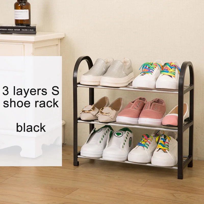 

Shoe rack simple multi-layer household dust-proof shoe storage rack three or four-layer dormitory durable small shoe rack shoe c