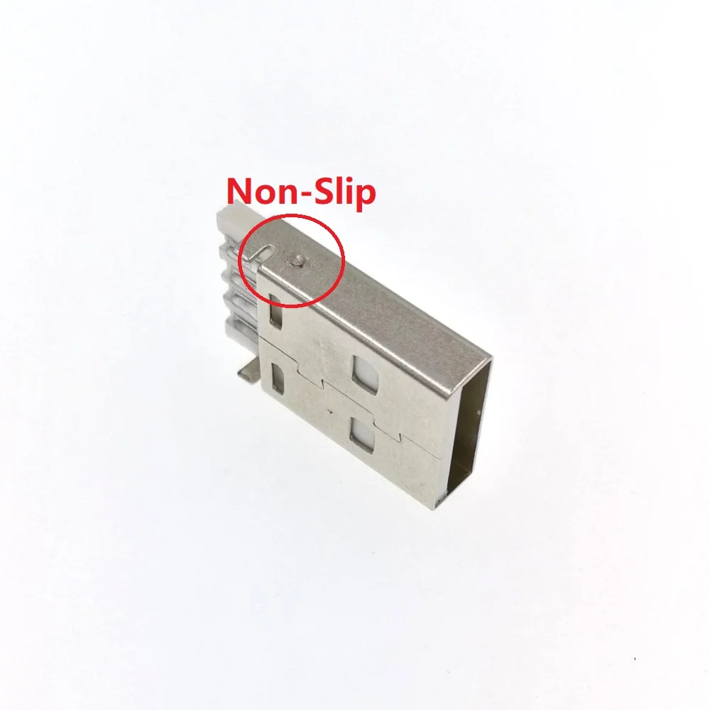 Штепсельная Вилка USB 2 0 A в сборе 10 комплектов черная штепсельная розетка|connector