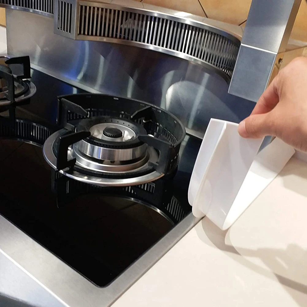 2 шт. Кухня силиконовые плита счетчик крышка зазора термостойкий Коврик масло