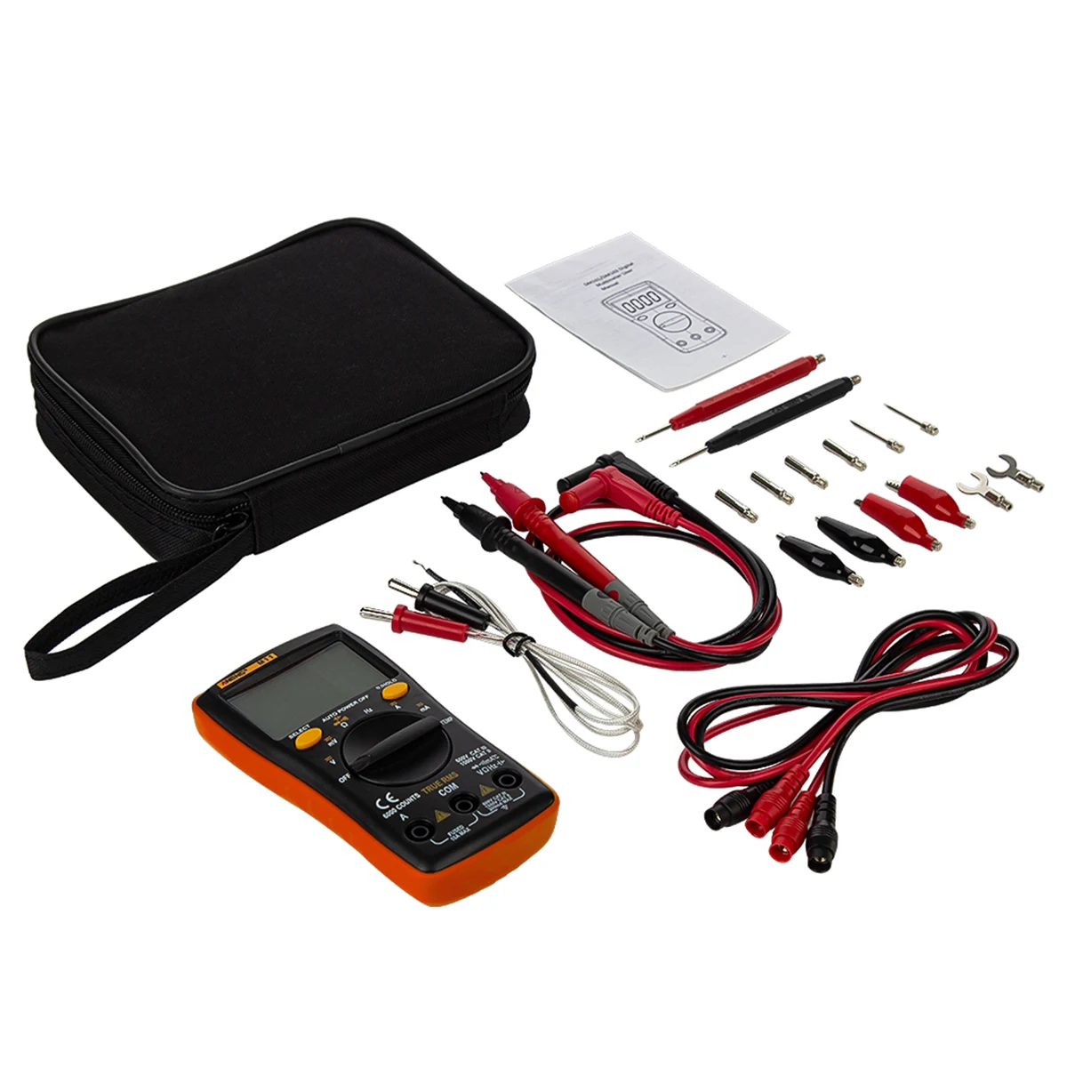 

M11 Auto Range Digital Multimeter 6000 Counts AC/DC Ammeter Voltmeter Ohm Meter Tester