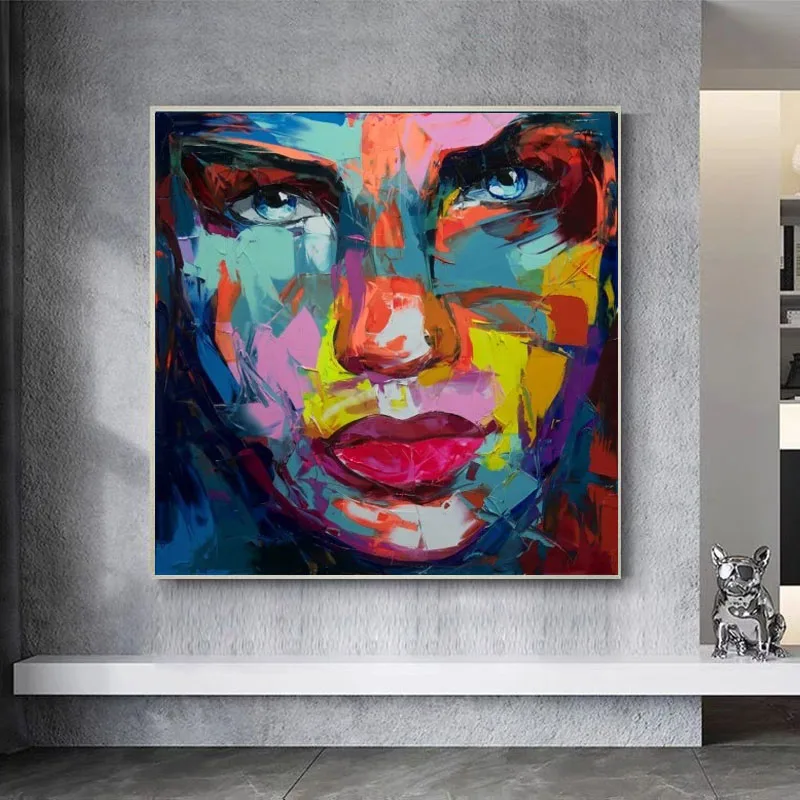 

Ручная роспись, искусство, масляная живопись, ручная работа, нож, лицо, настенные картины, фигурка, женское лицо, абстрактная картина для гос...