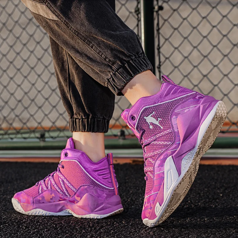 

Men Basketball Shoes Retro Basketball Sneakers Unisex Street Basketball Combat Boots Women Kids Sport Shoes 2021 Athletic Shoes