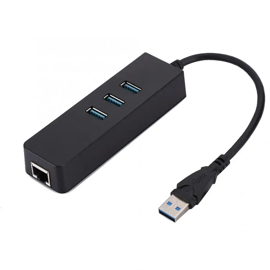 DM-HE27 RTL8153 USB 3 0 Ethernet конвертер адаптер с портами концентратор к RJ45 диск-бесплатно