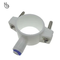 ro water 40mm drain waste water pipe clamp saddle valve clips 14 od hose quick connection reverse osmosis aquarium system