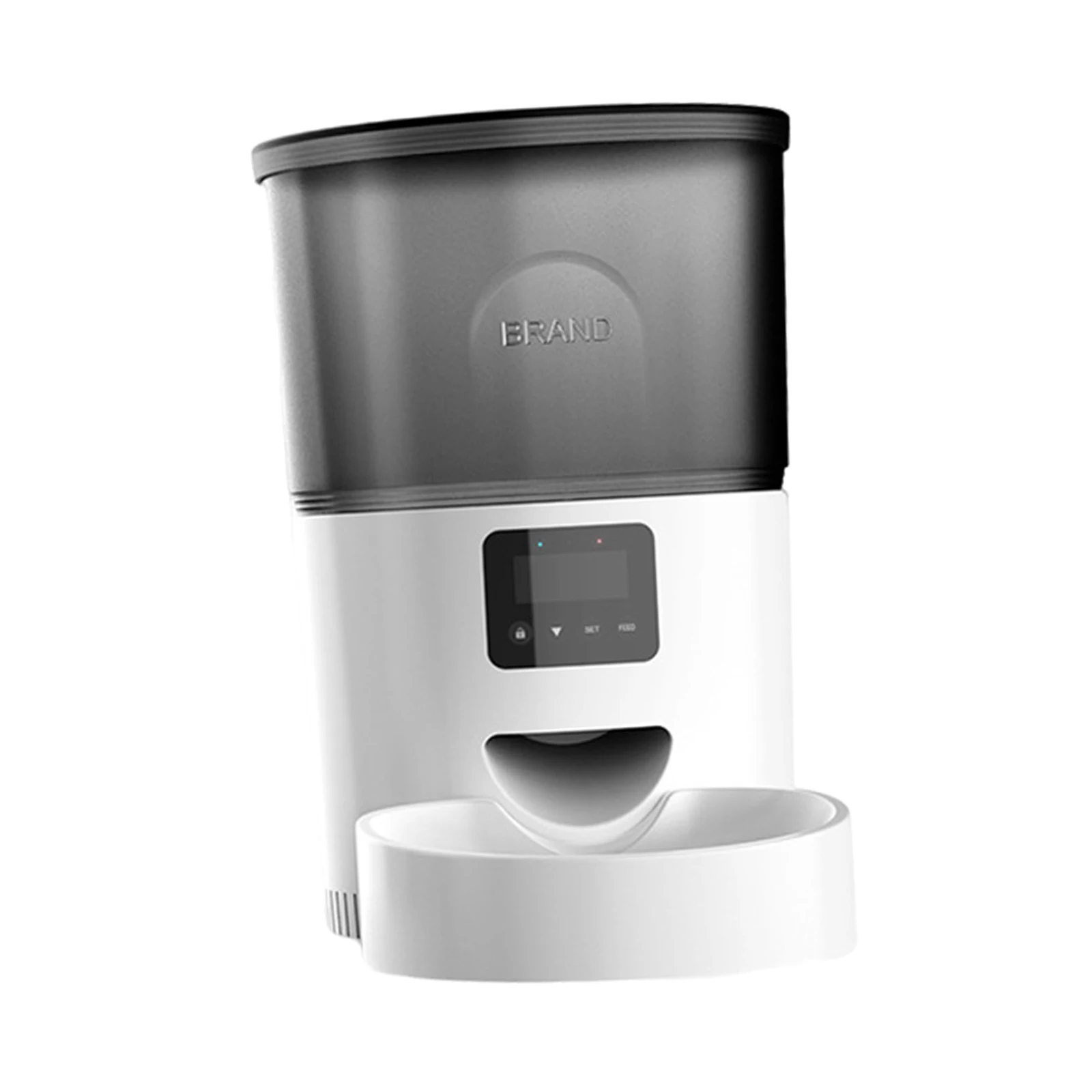 

Автоматическая кормушка для кошек и собак 4 л, умный дозатор еды, миска для кормления сухой еды, диктофон и таймер, функциональная-135 унции