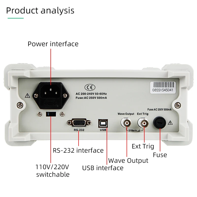 Настольный 5 1/2 True RMS цифровой мультиметр 1000 в 10A настольный тестер мультиметровый